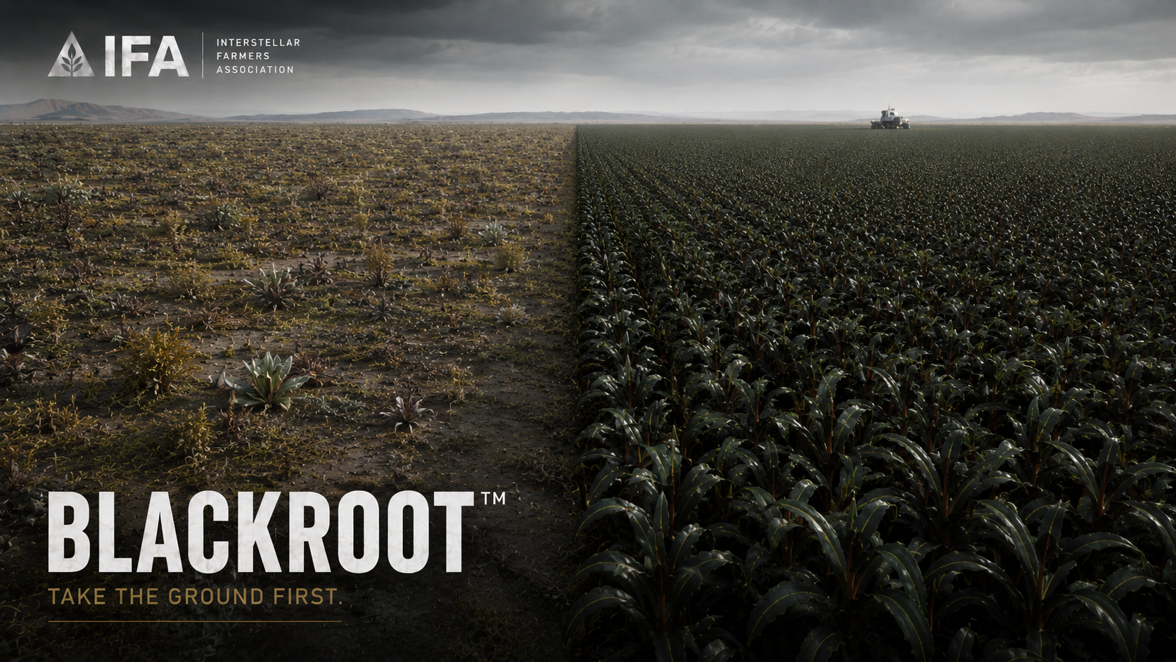Blackroot competitive exclusion crops