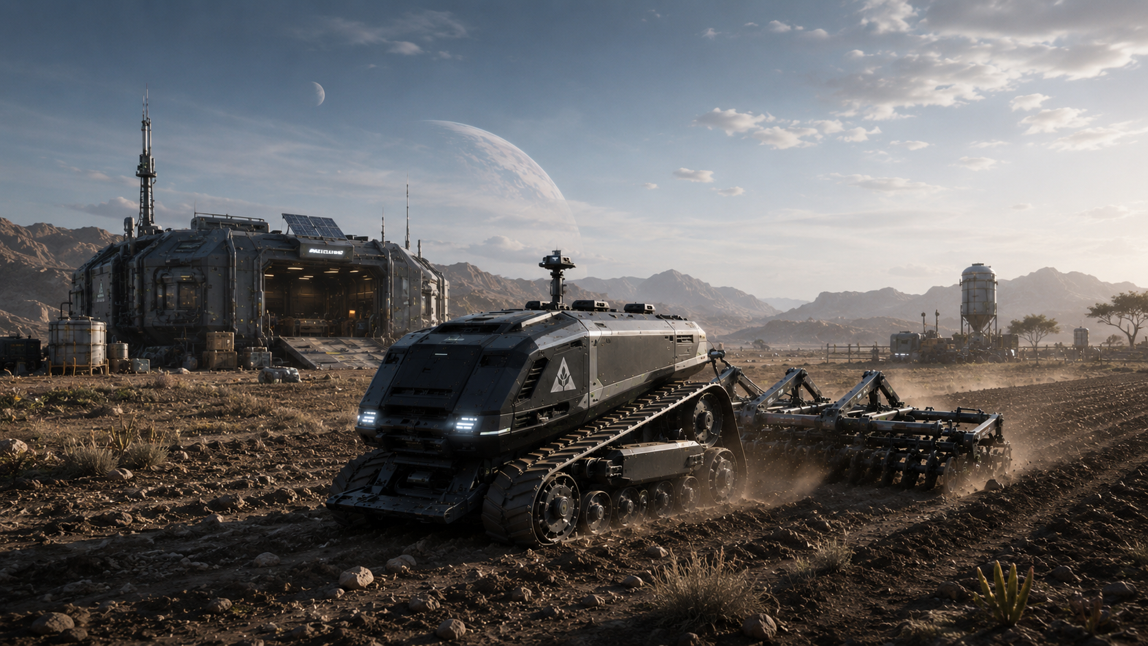 A single FIELDHAND working from an independent frontier farm